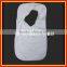 microfiber terry white baby bib