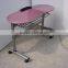 Pink nail salon manicure table