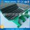 Antistatic and flame-retardant impact bed for belt conveyor