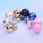 Wholesale fashion candy color jewelry big pearl earrings new arrival double pearl pendientes women's trendy stud earrings