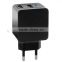 Dual USB port home charger with CE/FCC/ROHS 3.1A output