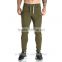 wholesale men jogger sweatpants plain gym pants with round drop crotch