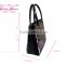 2016 Fashion Ladies PU/ Leather Handbag with Rose in Stripe Print