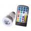 5W E27 Rgb Led Bulb Stage Lamp Spotlight with romote controller