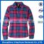 yarn dyed wholesale 100% cotton solid color flannel shirt for man