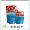 Stand up plastic bag for laundry detergent