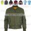 Black Military Air Force MA-1 Reversible Bomber jacket