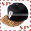 new arrival shakeskin gold metal snapback leather caps and hats