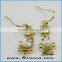 Alloy copper new coming glass stone earrings