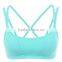 New Padded Brand Wirefree Cool-Look Criss Cross Back Bandeau Yoga Sports Bra