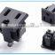 Hot selling  Snap in type power extension socket, 3 pin socket electrical socket industrial socket 125V 15A