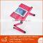 Excellent Gift Promotion Portable Adjustable Table Folding Bed Tray