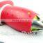 StemGem Strawberry Huller, Lovely Red Strawberry Stem Remover with Stainless Steel Claw