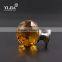 amber brushed nickel glass crystal cabinet door handles with brass base