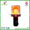 synchronous flash road construction warning light with JJY60 radio signal receiver for safety