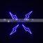 Powerful 2W Blue text logo laser light