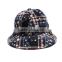 Unisex Bowler Outdoor Bucket Hat Custom Cotton Cheap Bucket Hat Camping Hunting Fishing Bucket Hat