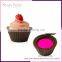 Cute 6 color cartoon cake your logo lipgloss