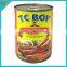 Manufacture of mackerel in tin with tomato sauce
