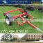 4x8 folding Utility Trailer in red