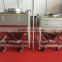 Stainless steel chemical or pharmaceutical square tank for storage,transporting or mixing