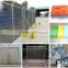 Purple pvc coated fence wire mesh fence tennis court