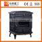 Indoor freestanding cast iron fireplace/wood burning stove with warm temperature DHF243BI