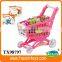 Kids supermarket shopping toy car shopping trolley, shopping cart toy
