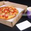 Delicisious square 12 inch pizza box corrugated paper