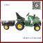 hot sale china cheapest 4 wheel 110cc kids tractor with trailer