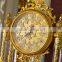 Rare Antique French Gold Gilt Ormolu Ornate Mantel Pendulum Table Clock