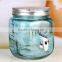 2.5L portable spray colors glass beverage dispenser