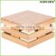 Bamboo Food Square Crate Riser Storage Bin Homex BSCI/Factory