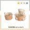 Eco-friendly natural wooden box for food packing