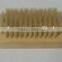 Nail brush wooden loose single nail brush with soft & firm bristles