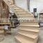 well polished natural wholesale indoor stone steps risers granite stairs