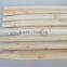 Three hands polished 180cm length tapered-ends wood dowel rods