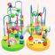 2015 Hot Children Baby Colorful plastic Mini Around Beads Educational Game Toy