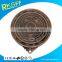 hot sale manufacturer purple bronze plate football medal