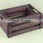 100% natural wood material folding storage box fruit crate cheapest price wooden Boxes