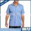 Dick Mens Short Sleeve Work Shirt With Double Pockets