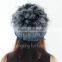 CX-C-135A Women Rex Rabbit Fur Russian Style Winter Cap