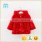 2015 WINTER KIDS GIRLS CHRISTMAS RED COATS STYLE COATS CHILDREN RED WARM COATS FOR COLD SEASON