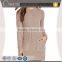 crew neck rib-knit longline wholesale pullover sweater with front patch pockets