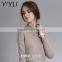 Fashion winter cashmere sweater women irregular hem long sleeve knit pullover