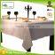 cheap price demask clear polyester tablecloth for wedding