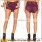 Womens Red Demin Shorts Sweat Shorts Sports Running Shorts Women