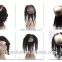 raw indian unprocessed virgin hair silk base 360 lace frontal closure with bundles