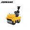 Mini hand manual vibration double wheel road roller compactor for construction