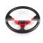 Factory Direct Car modification 14 inch 350mm Universal PU steering wheel racing game competitive steering wheel